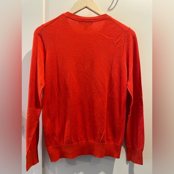 Banana Republic Women's Bright Orange Crewneck Sweater - Picture 5 of 5